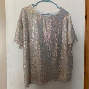 Cherish full sequin shirt